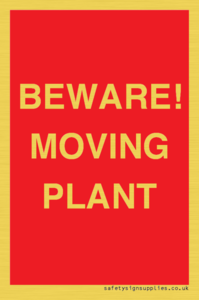 BEWARE! MOVING PLANT